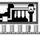 une photo d'Ã©cran de Castlevania 2 - Belmont s Revenge sur Nintendo Game Boy